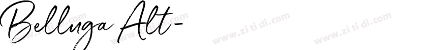 Belluga Alt字体转换